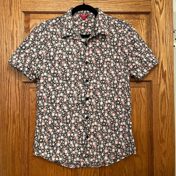 Guess Floral Short Sleeve Shirt - Picture 1 of 4